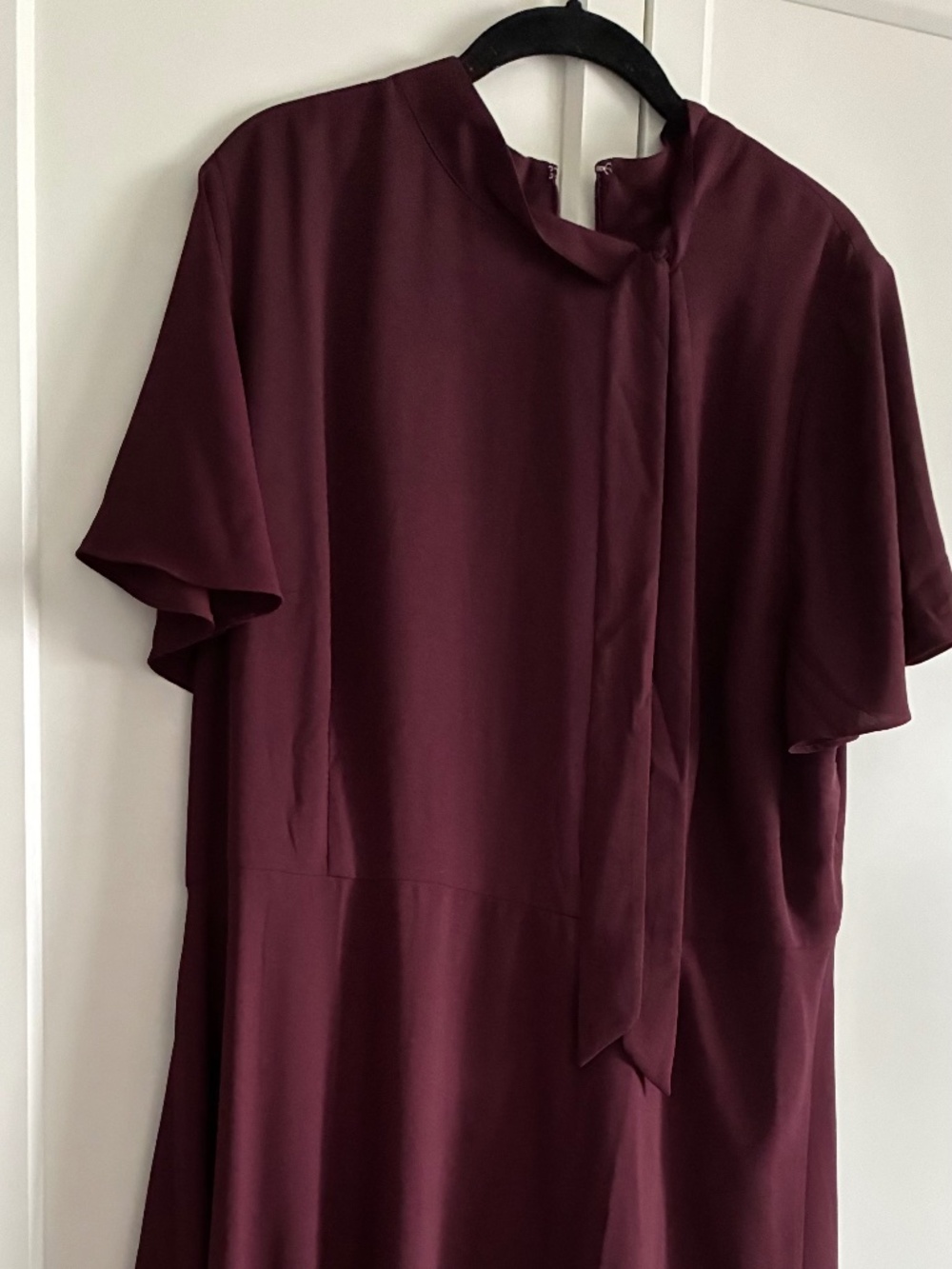 NWOT burgundy dress Talbots rsvp